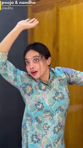 Instant unity with your gossip partner Relatable? #pooja #nanda #poojanandha #comedyshorts #viral