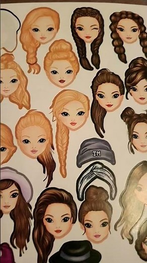 Top model dress up book #stickerbooks #topmodel #dressup