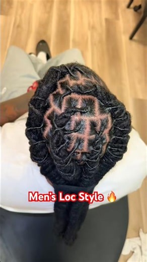 Men Locs Style 🙌🏾🔥 #loctutorial #locstyles #howto #naturalhairstyles