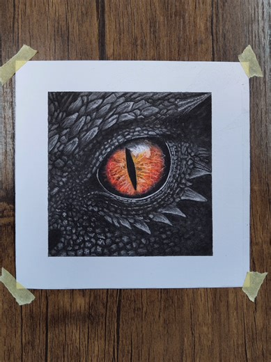 Dragon's Eye Drawing: Rate My Art Skills!