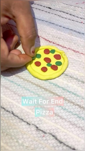 How to Make Pizza 🍕 #clayart #clay