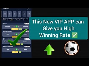 This New VIP App can Give you 💯 High Win Rate | Sport Predictions #betting