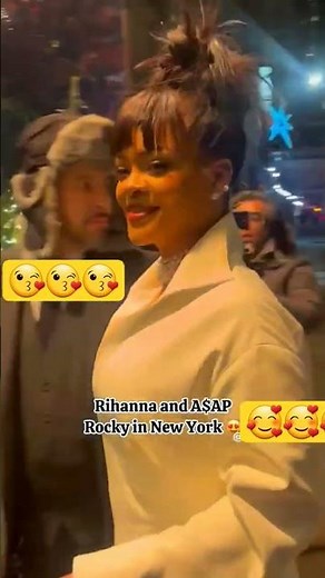 Rihanna And ASAP Rocky in New York City Tonight😘😘😘