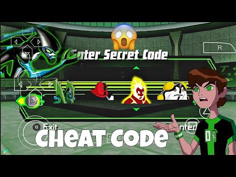 Unlock All Alien | All Secret Cheat Code Ben 10 Protector Of Earth PSP Game
