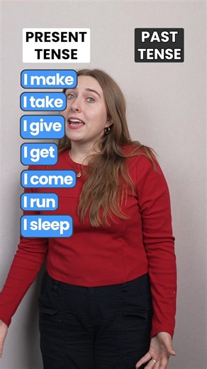 Past vs Present Tense in English #english #learnenglish #englishgrammar #languagelearning #shorts