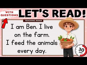 LET'S READ! | ENGLISH READING COMPILATION | ENGLISH COMPREHENSION FOR KIDS | TEACHING MAMA