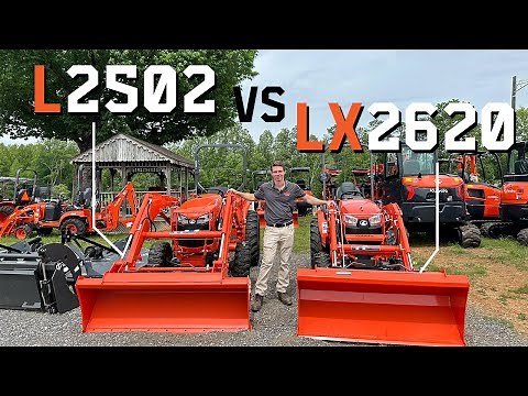 Kubota L2502 vs LX2620