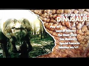 CHASED BY DINOSAURS DVD MENU