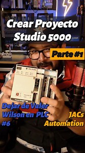1.1K reactions · 61 shares |  “Si eres Estudiante o Ingeniero en áreas de Mecatronica o mantenimiento y quieres entrar al mundo de la automatización Industrial con Allen Bradley, este es el primer paso en Studio 5000: crear tu proyecto y elegir el controlador correcto . ⚡¿Qué PLC usas tú en tu trabajo o clases? Déjalo en los comentarios  #PLC #Studio5000 #Automation #Mecatronica #Ingenieria #AllenBradley #CompactLogix #ControlLogix” | JAC's Automation | Facebook