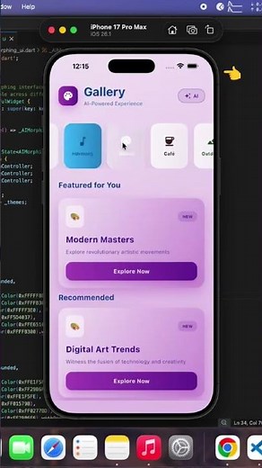 Flutter AI Music App UI 😍 | Modern iOS App Design #flutter #trending #ai