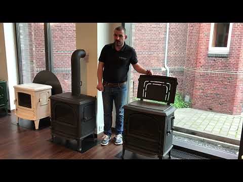 Guss-Kaminofen ANTIGUA K von LEDA | 9 kW | Wir zeigen Ihnen den Ofen