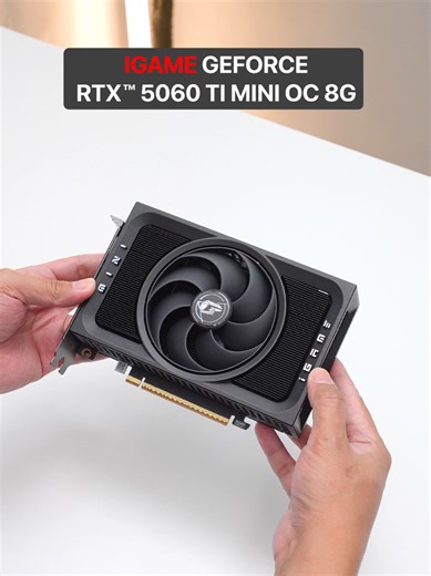 Planning to build a compact size Gaming PC and looking for a premium looking GPU ?Meet the Colorful Igame Geforce RTX 5060 TI MINI OC 8G @Colorful Technology thanks for lending this MINI GPU. I love it #pcbuild #rtx5060ti #colorfuligamertx5060ti #gaming #gpu