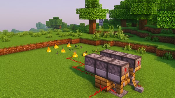 How to Build a Fireball Thrower in Minecraft 🔥 | Redstone Weapon Launcher Tutorial