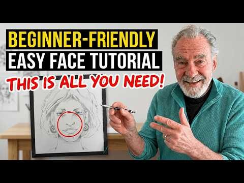 How to Draw a Face for Beginners (Easy Proportions Tutorial)