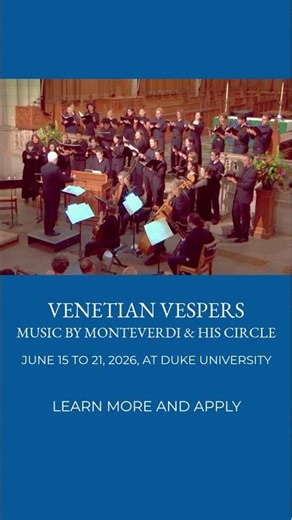 Accepting Applications: Chorworks Early Music Summer Program
