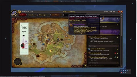 Special assignments: Neuer Open-World-Content in The War Within für Gear