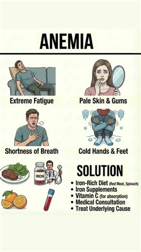 Millions Have Anemia And Don't Even Know It ⚠️ #shorts