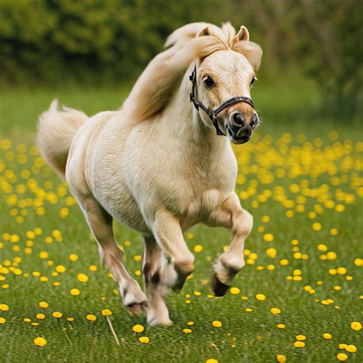 The Falabella is one of the smallest horse breeds in the world, originating in Argentina during the mid-19th century. Developed by the Falabella family, these miniature horses were selectively bred from small horses of Criollo stock, along with other bloodlines such as Shetland Ponies and Thoroughbreds. The goal was to create a true horse breed in miniature form, rather than a pony. Falabellas typically stand between 28 and 34 inches (71–86 cm) tall, with refined proportions that resemble full-s
