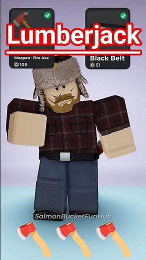 How to make LUMBERJACK avatar 99 nights in the forrest 🪓 #99nightsintheforrest #robloxavatar #roblox