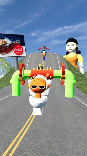 Superman vs Squid Game in This Brutal Mobile Game #shorts #games #bng