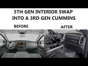 5th gen Laramie interior swap into a 3rd gen ram