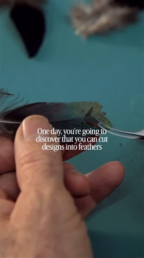 Chris Maynard | Featherfolio on Instagram: "Been carving ever since! #featherwrt #birds #feathers #fineart"