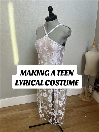 I love how these both came out! Making a leotard pattern as a dress is one of my favorite things to do 🫶🧵🪡 #sewing #lyricaldance #sewinginspiration #dancecostume