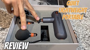 Watch Sharper image massage gun review on Amazon Live