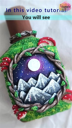 22K views · 383 reactions | With airdry clay painting comes alive | CreativeCat | Facebook