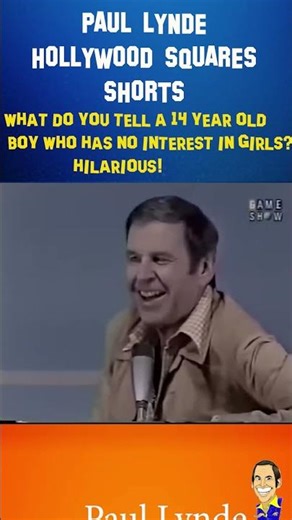 Another Hilarious Paul Lynde zinger! What should you tell a 14 yr old boy with no interest in girls?