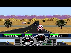 Road Rash Gameplay (Stage 1) (Sega Genesis)