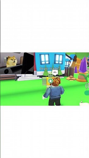 Noob gets scammed in ROBLOX adopt me 😂 #shorts #roblox #robloxedit #robloxmemes