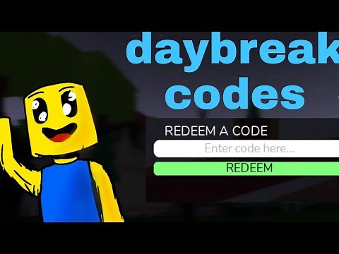 Daybreak Roblox Codes