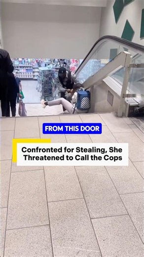 Caught Stealing Then Threatened to Call the Cops