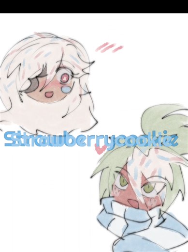 i don't speak german / strawberrycookie 🍓🍪✨ #dandysworld #strawberrycookie #sproutxginger #ginger #sprout