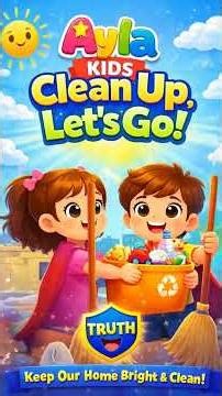 Clean Up, Let’s Go | Fun Kids Song | Ayla Kids