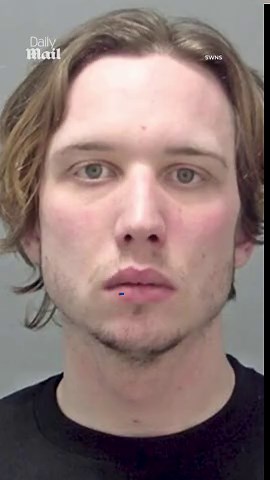 Moment knifeman tells police he is the one who's been attacked