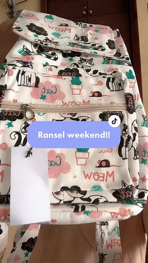 Colorful Cat-Themed Backpack: Stylish and Functional