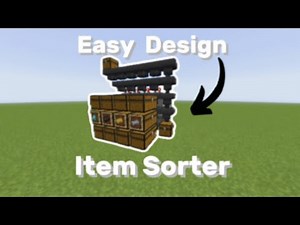 Minecraft Easiest Sorting System Design (Expandable) || 1.21 tutorial || easy to build || 2025