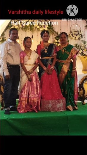 Our little baby Half saree function #family #function #shorts varshithadailylifestyle