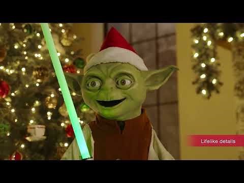 Star Wars Animated Seasonal Yoda - The Home Depot