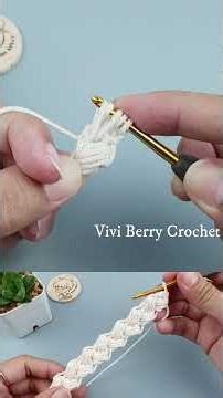 🧶OMG! Super Easy How to Crochet Bag Strap or Crochet a Cord You will love it | ViVi Berry Crochet