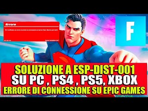 FORTNITE ESP-DIST-001 SOLUTION / How to fix the connection error on Epic Games