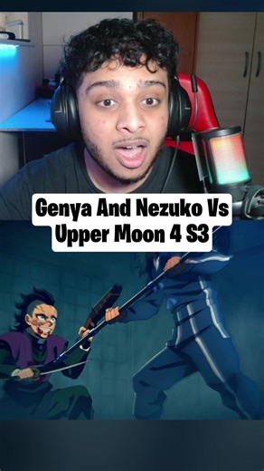 Demon Slayer Reaction: Nezuko & Genya vs Upper Moon 4
