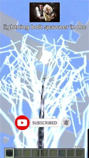 lightning spawner in minecraft 🌩️