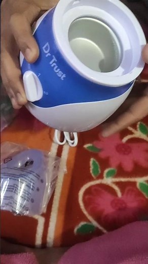 Dr Trust Home Spa Face/Nose Vapouriser Steamer For Cold & Cough (Blue Vaporiser) | Unboxing