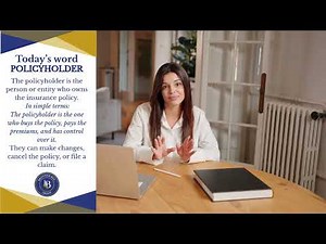 What does Policyholder means in Insurance? -Insurance Glossary #11
