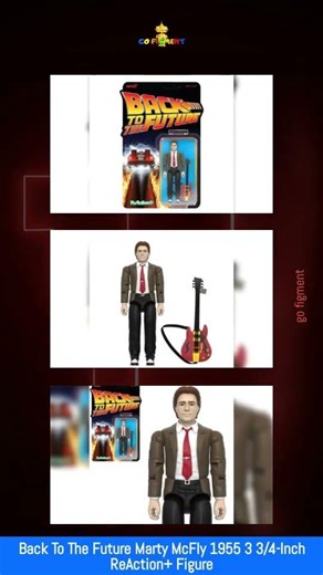 Back To The Future Marty McFly 1955 3 3/4-Inch ReAction+ Figure