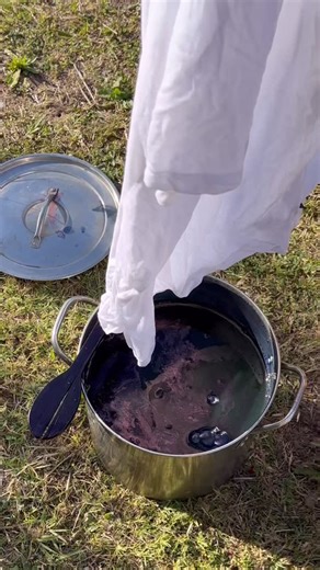 Sabías que para que un tinte de Índigo esté activo, es decir, óptimo para teñir, tiene que estar de color verde no azul?? En realidad el índigo no tiñe sino que pinta las fibras por fuera y actúa por una reacción química que se llama Redox, con la reducción el oxígeno del baño se va, y ahí es cuando se pone verde, y cuando oxigenamos, es decir, cuando exponemos la prenda al aire, es cuando la magia sucede y aparece el azul!! Queres conocer más de este proceso? En el encuentro Tintoreo de Febrero