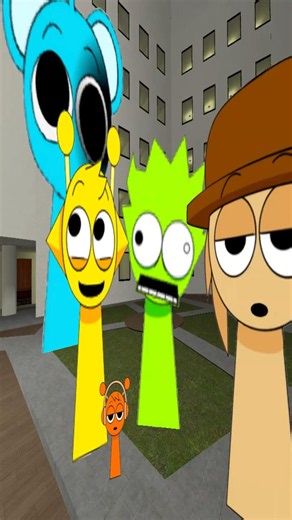 Sprunki Sky piramixed, Simon, Owakcxpyra and tunner appear in the Hotel 😨- Nextbot Gmod